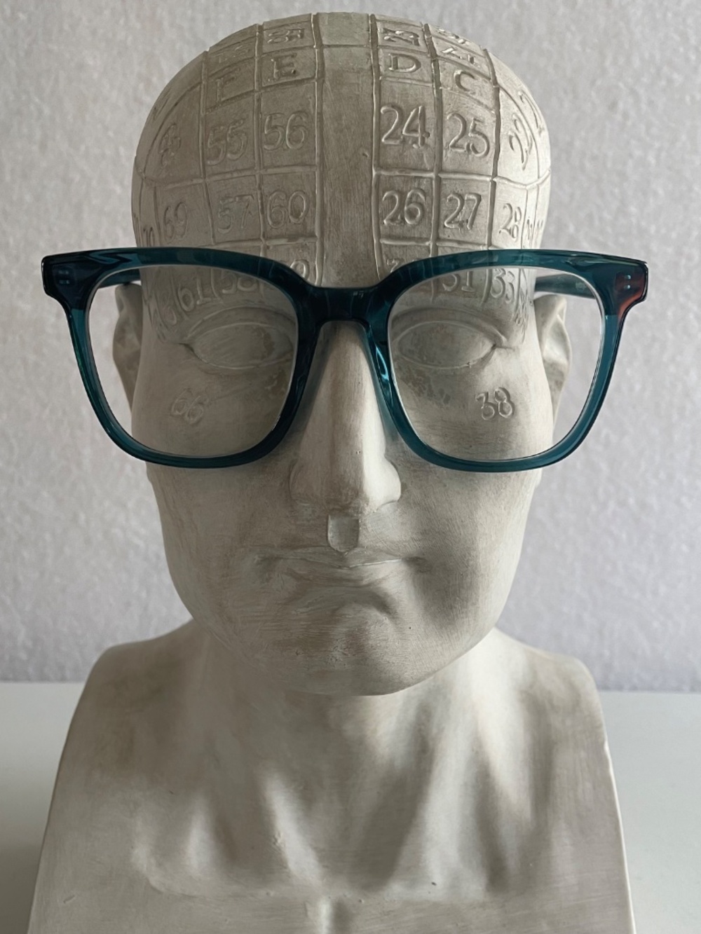 Eyebuydirect Kenneth Teal Glasses Frame Only Square Teal Acetate Full-Rim